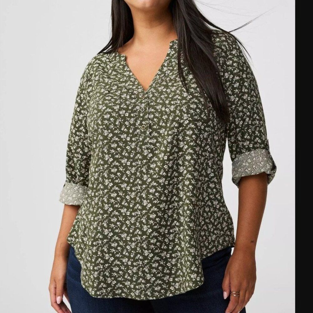 Worn Once Torrid Size 4 Harper Blouse